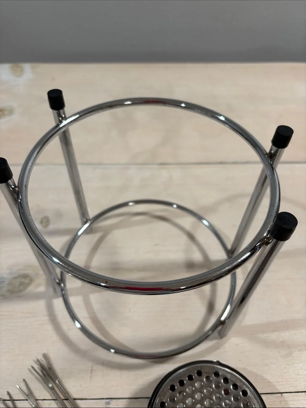 Stainless Steel Fondue Set - 6 Skewers